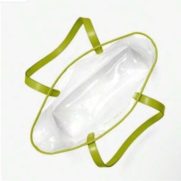 The Michael Kors Large Clear Vinyl Tote Bag NWT - Picture 2 of 4